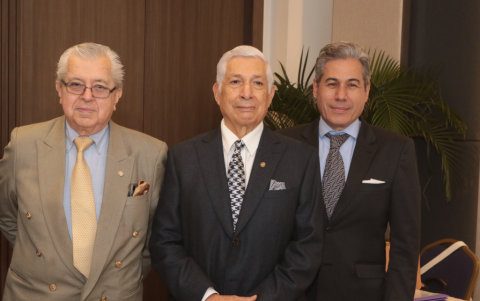 Alfredo Contreras, Nelson Dossman y Mario Hansen-Holm.