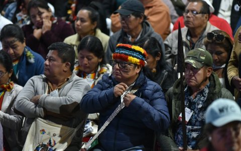 El presidente de la Conaie Marlon Vargas se refirió a la posibilidad de un diálogo con el Gobierno el 24 de julio de 2025