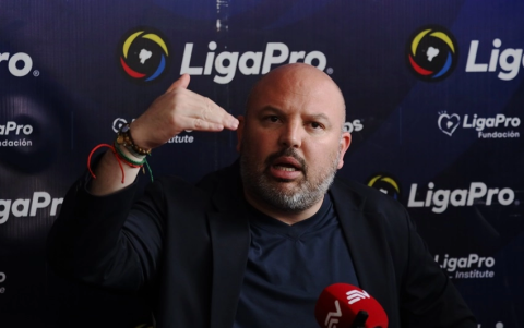 Miguel Ángel Loor, presidente de LigaPro, habló del robo.