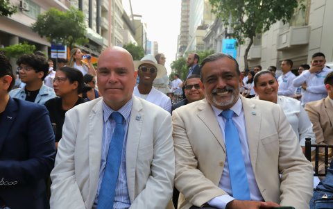 Arturo Escala y Alberto Cajamarca.