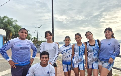 Emily Baren, Daniela Tadino, Juliette Quiroz, María José Quiroz, Pamela Molina, Paulo y Christopher Salavarría.