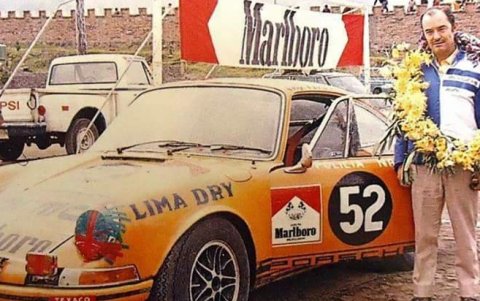 El ambateño Luis ‘Loco’ Larrea (+) fue tres veces campeón de la Vuelta en 1955, 1957 y 1960.