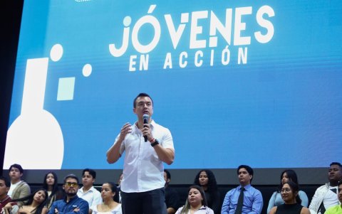 Jóvenes en Acción es un programa del gobierno de Daniel Noboa que inició su primera fase en 2024.