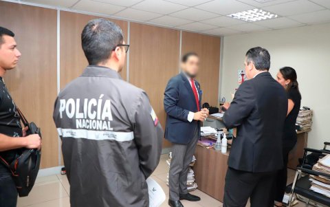 Mario Godoy acompañó la detención del juez Humberto Barzola por corrupción judicial en Guayaquil