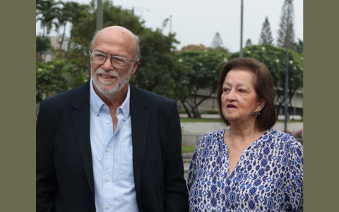 Juan Marín y Aguedita Briz.