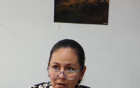 La directora habló con el informe ministerial en mano.