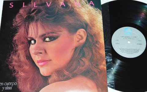 Imagen del LP '... en cuerpo y alma' de la cantante Silvana, nacida en Bucay, Ecuador. Este disco fue publicado en 1989 por el sello Teen Internacional