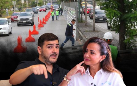 El pasado 30 de julio, el alcalde Aquiles Álvarez se refirió a la suspensión temporal de la construcción del paso a desnivel en la avenida del Bombero.