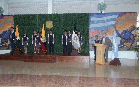 El acto se realizó en el auditorio de la institución