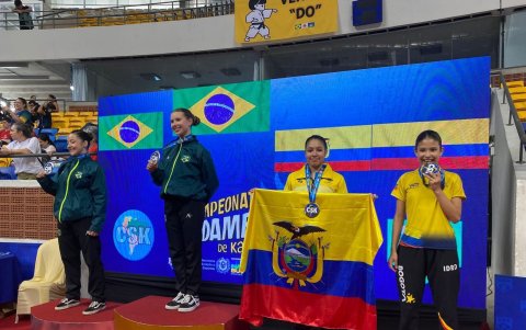 La guayaquileña se quedó con la pica de ganar el oro en el Sudamericano.