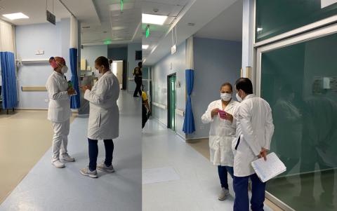 Personal médico atiende con recursos limitados en el hospital Delfina Torres de Concha, donde faltan especialistas e insumos