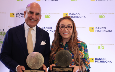 Sergi Mosquera y Norma Castillo.