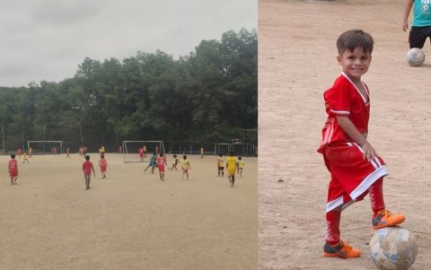 Arthur Argüello de 5 años jugará en el equipo sub 7.