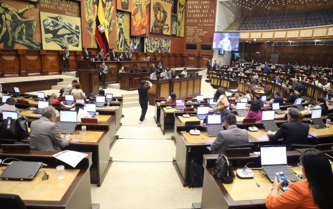 El Pleno de la Asamblea aprobó las reformas relacionadas con el IESS y el BIESS .