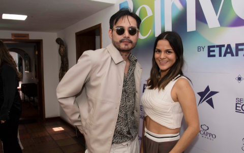 Abel Barriga y Stefanía Zavala.