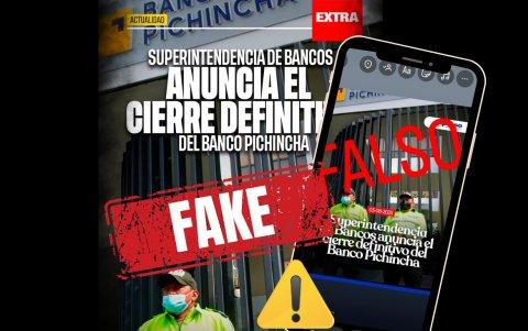 Expreso y Extra objetos de campaña de fake news contra Banco del Pichincha.