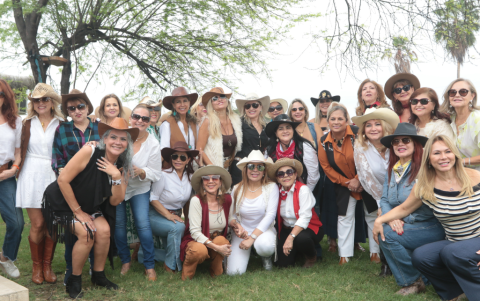 La foto grupal no podía faltar.