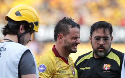 Rivero fue retirado en los minutos adicionales del primer tiempo ante Orense, el pasado sábado 2 de agosto.