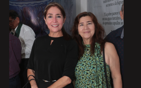 Alexandra de Aguayo y  Gina de Maldonado.