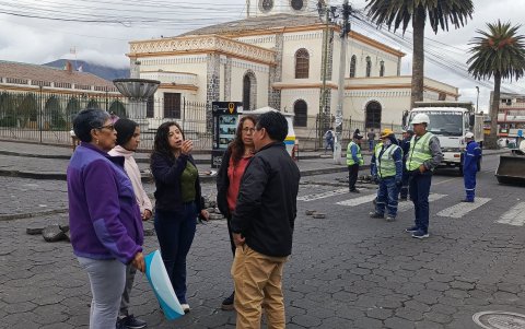 Los propietarios de los locales comerciales que se ubican en el sector esperan que se cumpla con los plazos establecidos en la ejecución de la obra.