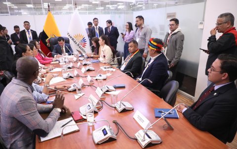 La Comisión de Fiscalización calificó la solicitud de juicio contra Gonzalo Albán.