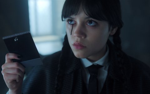 Jenna Ortega como Wednesday Addams.