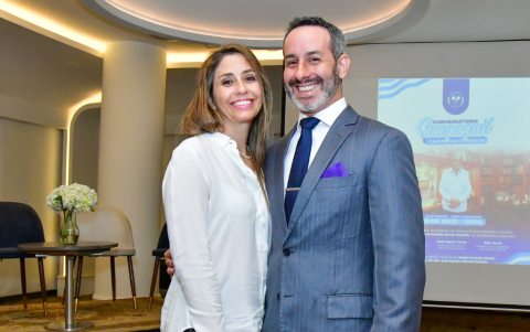 María Eugenia Tamariz y Jaime Torres.