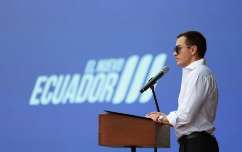 El presidente Daniel Noboa presentó en su cuenta de X un pliego de siete preguntas.