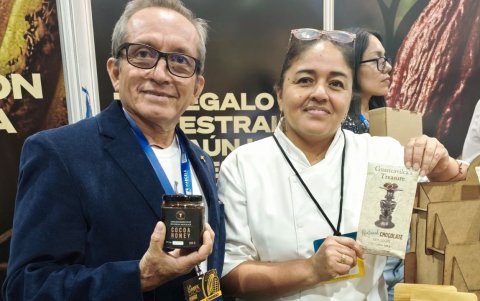 Los representantes de Guancavilca Treasure destacaron que su plantación es agroecológica, libre de químicos y pesticidas