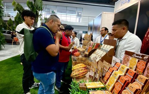 Los precios son competitivos frente a grandes marcas, con presentaciones pequeñas que se venden desde 2 dólares, frascos de miel de cacao que rondan los 10 dólares