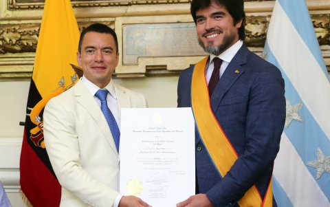 José De La Gasca, asumió el cargo en medio de la transición entre el primer y segundo periodo de Daniel Noboa.