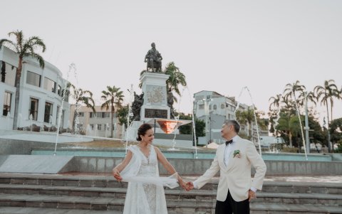 Marcela Aguiñaga y Mauricio Guim