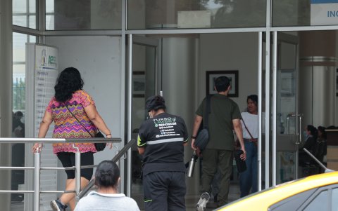 Área del Hospital Teodoro Maldonado Carbo, en el sur de Guayaquil.