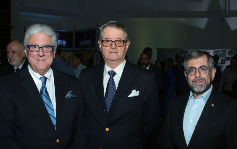 Marcos Espinel, Manuel Murtinho y Rodolfo Castro.