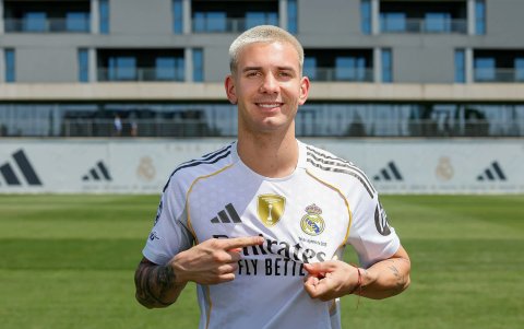 Franco Mastantuono, atacante argentino de Real Madrid.