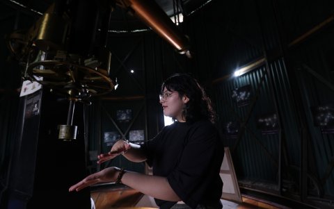 Telescopio Merz, la joya científica del Observatorio Astronómico de Quito.