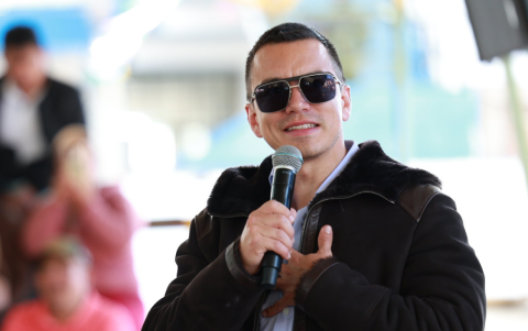 Daniel Noboa, presidente de Ecuador.