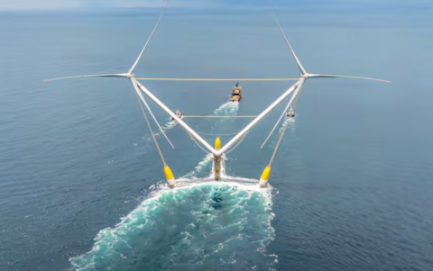 La turbina puede abastecer de electricidad a unas 96.000 viviendas al año