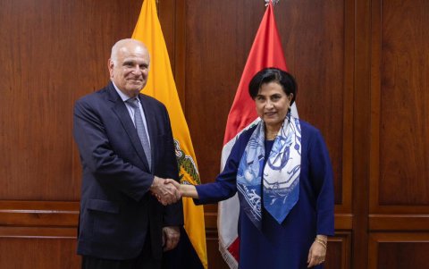 Los gobiernos de Ecuador y Perú oficializaron un acuerdo para implementar un plan binacional de lucha contra la minería ilegal en las zonas fronterizas.