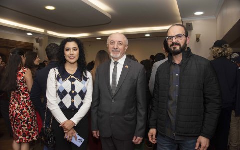 Dalila Said, Vladimir Sprinchan y Maziar Raja.