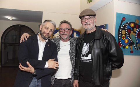 Tigran Ter-Minasyan, Juan Gómez y Luis Alberto Saavedra.