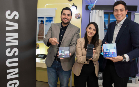 Carlos Zapata, María José Bravo y Philippe Cisneros.