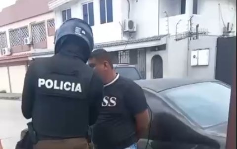 Momento de la detención.