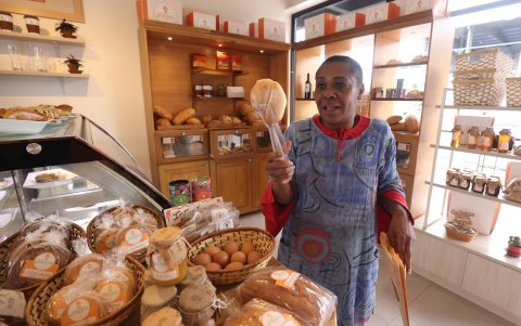 Oportunidad. En Jürgen Café tienen una variedad de 35 tipos de pan.
