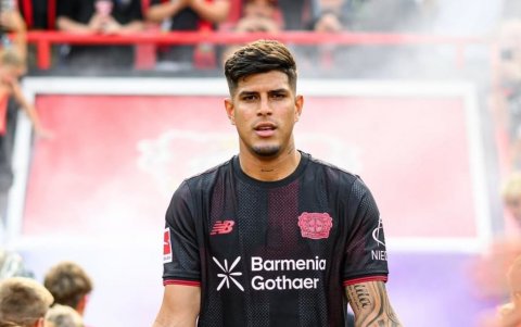 Piero Hincapié, defensa del Bayer Leverkusen.