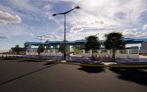 El parque Navarro no será un patio de comidas. La obra mantiene los 16 puestos de comercio existentes.