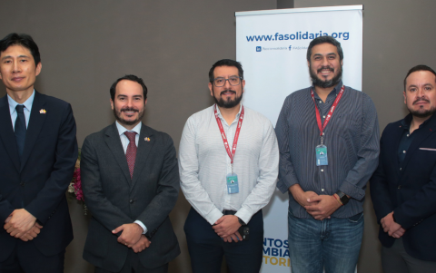 Il Wong Yoon, Sergio Iannuzzelli, Juan Pablo Narváez, Jorge Erráez y David Almeida.