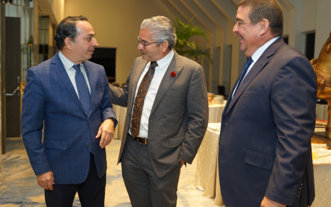 Marco Rivadeneira, Julio Zambrano y Mauricio Lazo.