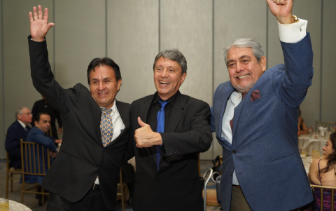 Winston Villegas, David Balladares y Roberto Pazmiño.