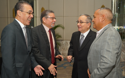 Vicente Yuen Chong, Roberto Rugel, Alfonso Ruilova y Rommel Yela.